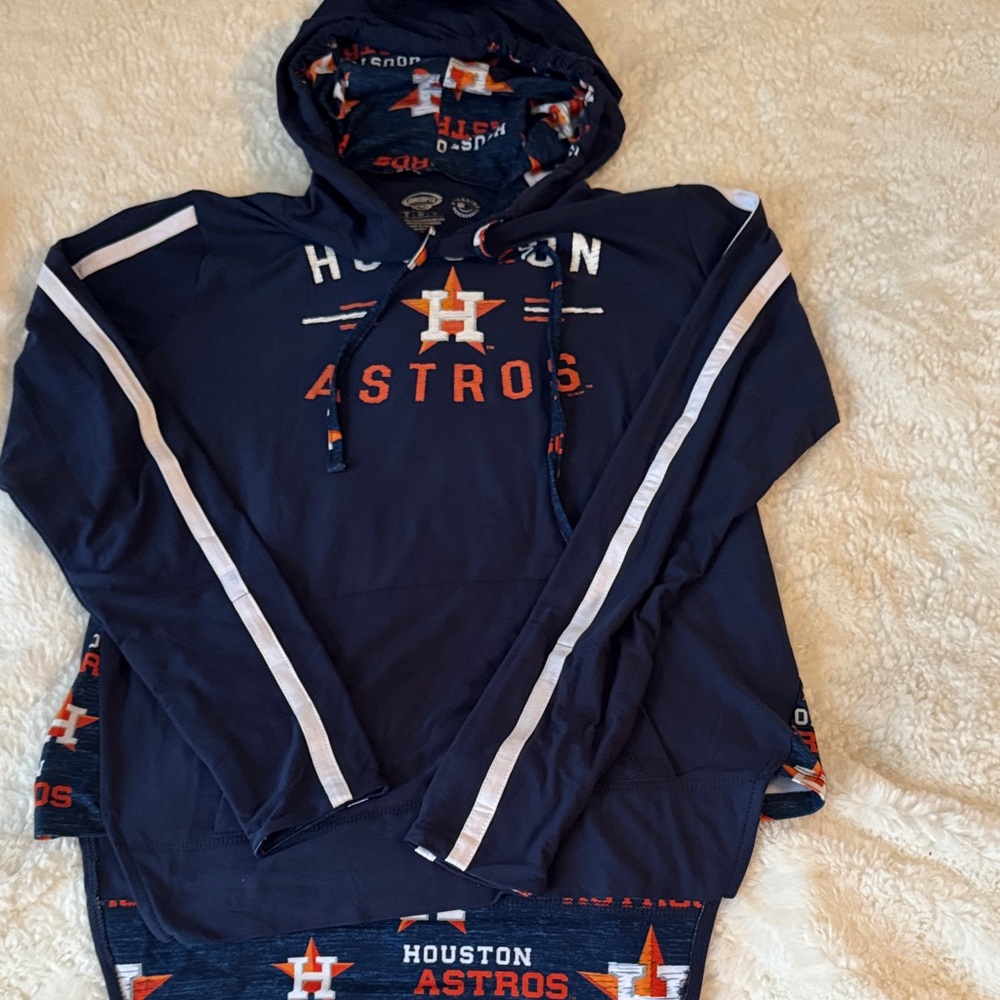 Houston Astros Navy Hoodie l, small